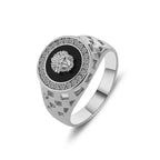Medusa Zircon Ring — Stainless Steel