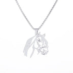 Domineering Ferocious Tiger Head Pendant Stainless Steel Animal Necklace Men's Punk Trend Cool Jewelry Boy Gift