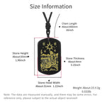 Tarot Black Pendant Necklace