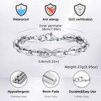 Link Chain Wristband Bracelet for Men — Stainless Steel