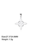 Celtic Stainless Steel Pendant Necklace