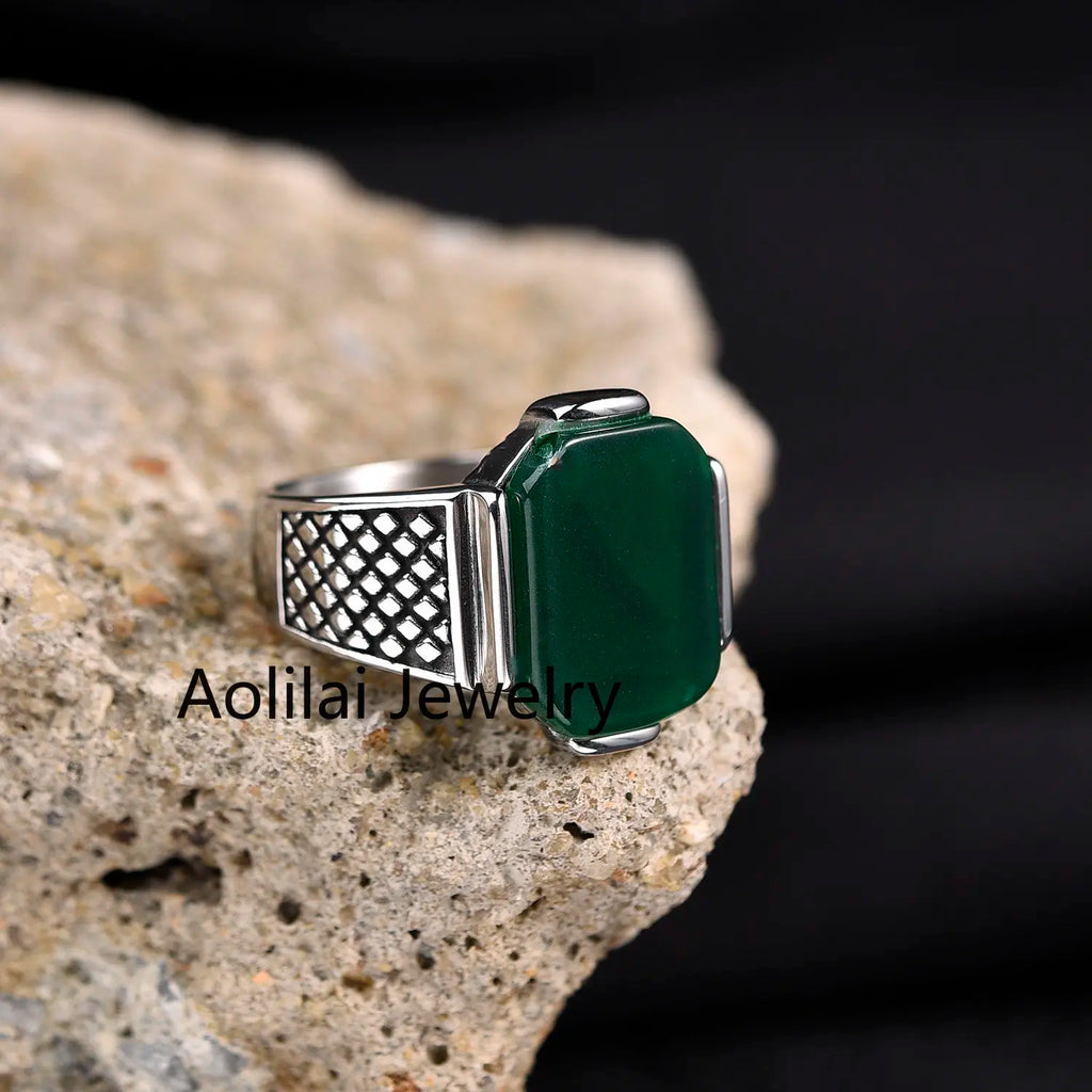 R3351 Men's High Quality Stainless Steel Multiple Color Styles Onyx Rings Jewelry Professional Factory Made