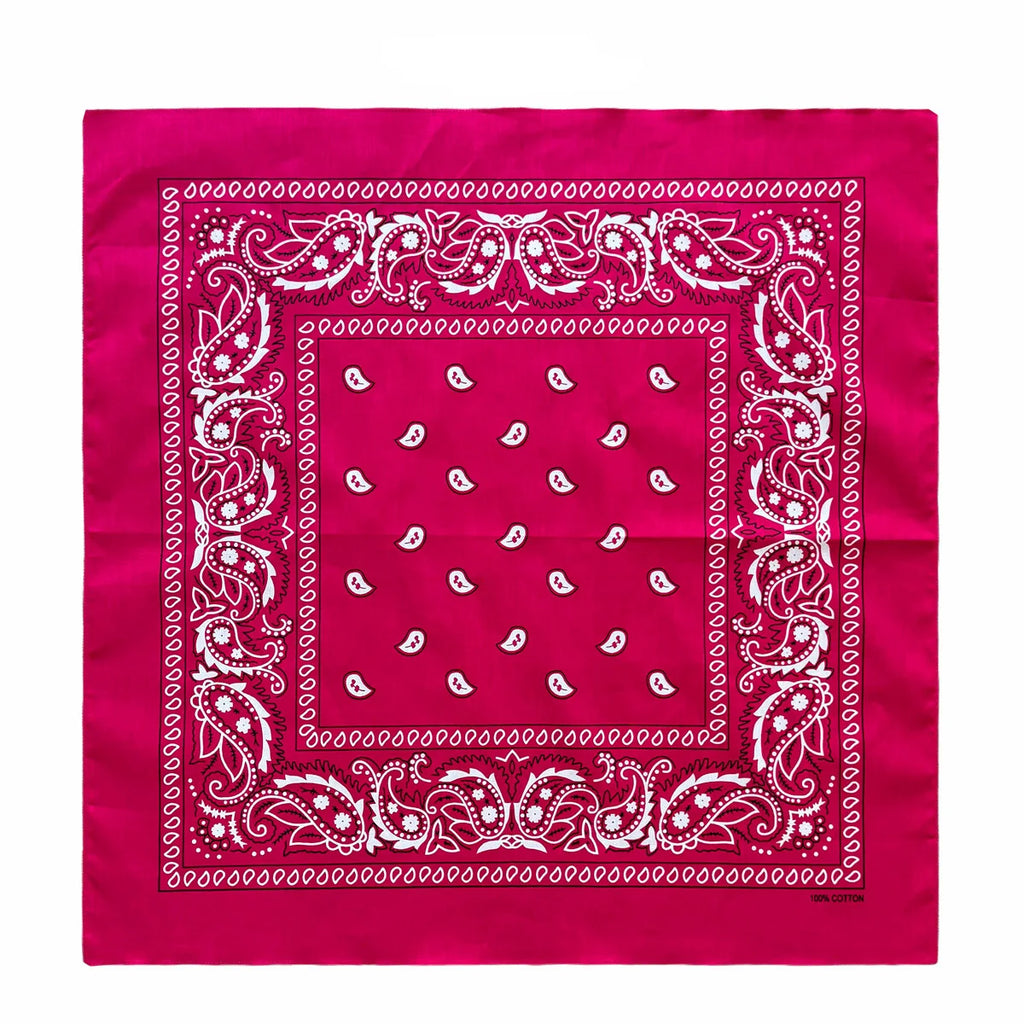 70CM Oversized Hip Hop Amoeba Cashew Cotton Square Bandana Scarf Headband Black Paisley Gifts For Men/Boys/Girls