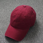 Oversized Cotton Baseball Cap — Adjustable Fit
