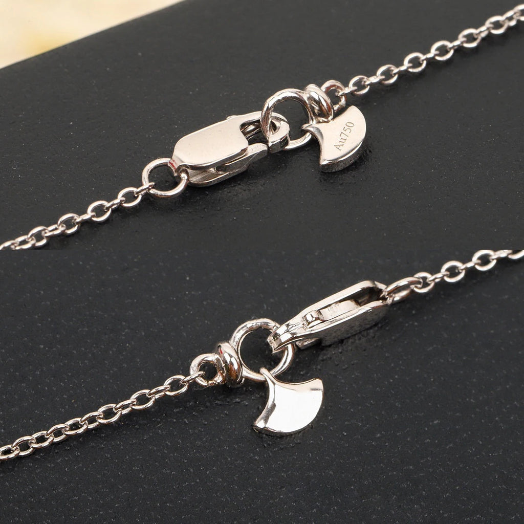 Mini 2022 Brand Pure 925 Sterling Silver Jewelry Women Cherry Flower Diamond Pendant Necklace Lovely Design Fine Luxury