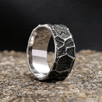 Nordic Viking Rune Ring — Stainless Steel