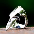 2023 NEW Men's 316L stainless steel rings Nordic VIKING Odin Raven head Animal Amulet fashion Jewelry for Gifts free