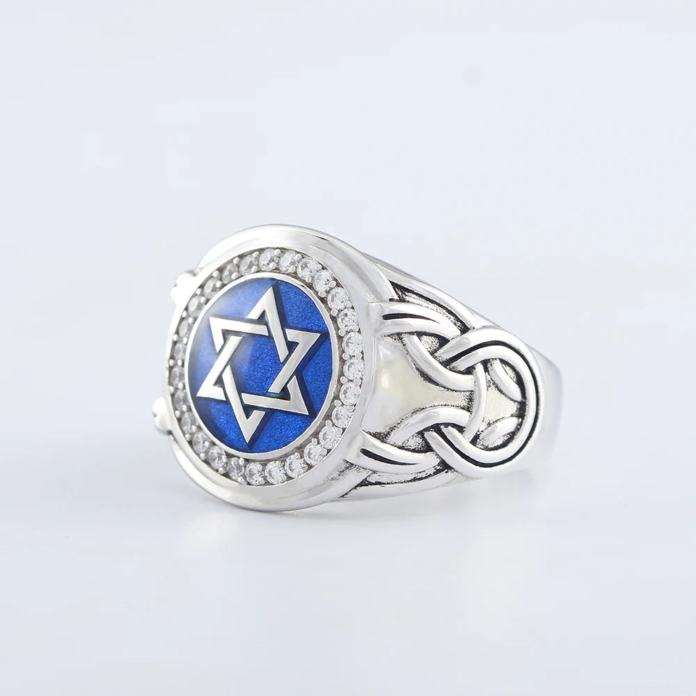 Star of David Ring — 925 Silver