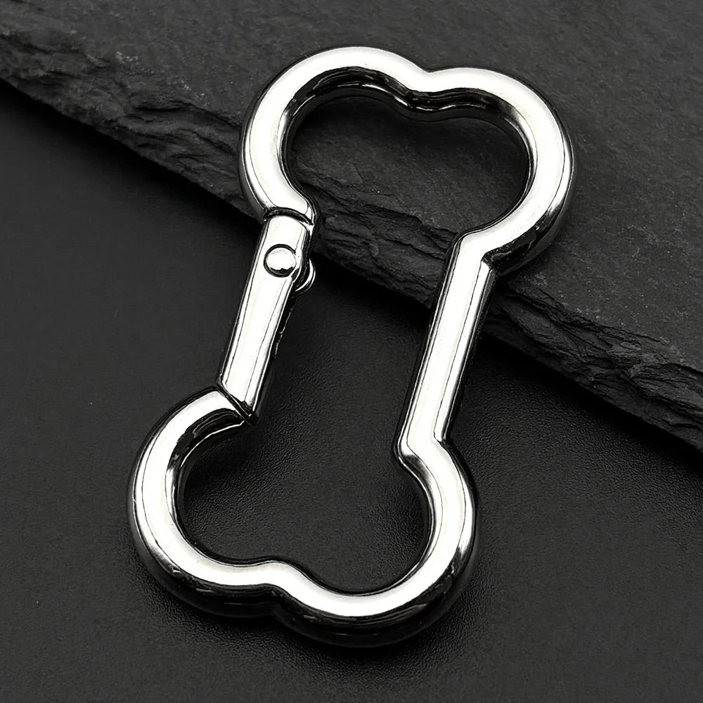 Punk Korean Dogs Bone Pendant Necklace For Women Egirl Stainless Steel Silver Color Cool Accessory Cute Diy Chain Jewelry Goth