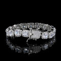 Stainless Steel Tennis Bracelet Cluster 10MM