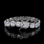 Stainless Steel Tennis Bracelet Cluster 10MM