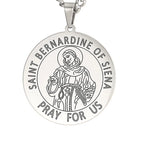 Dawapara Saint Christopher Medal Necklace Jesus Truet In You Amulet Catholic Jewelry Travelers Driver Gifts Stainless