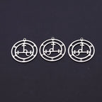 Gothic Demon Seal Pendant Necklace — Stainless