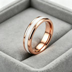 10MM Wide Trendy Stainless Steel Ring For Woman And Man Valentine's Day gift