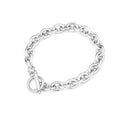 Minimal Silver Bracelet — Stainless Steel