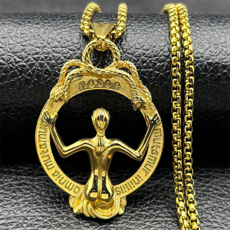 Skull Gold Pendant Lovely Faja Vintage Vampire