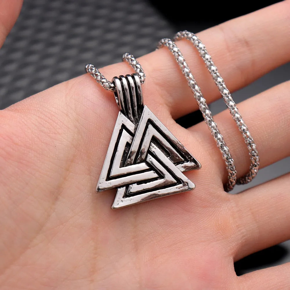 Odin Rune Viking Pendant Necklace