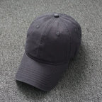 Oversized Cotton Baseball Cap — Adjustable Fit