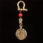 Tibetan Buddha Pendant Necklace — Copper Alloy