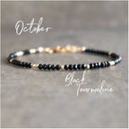 Black Tourmaline Empath Protection Bracelet for Women