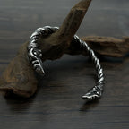 Viking Eagle Head Bracelet — Stainless