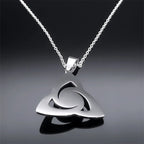 Celtic Trinity Knot Pendant Necklace — Stainless Steel