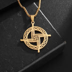 Inverted Cross Stainless Steel Pendant Necklace