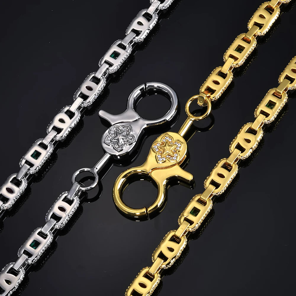 Iced Out Keychain Diamond Colored Zircon