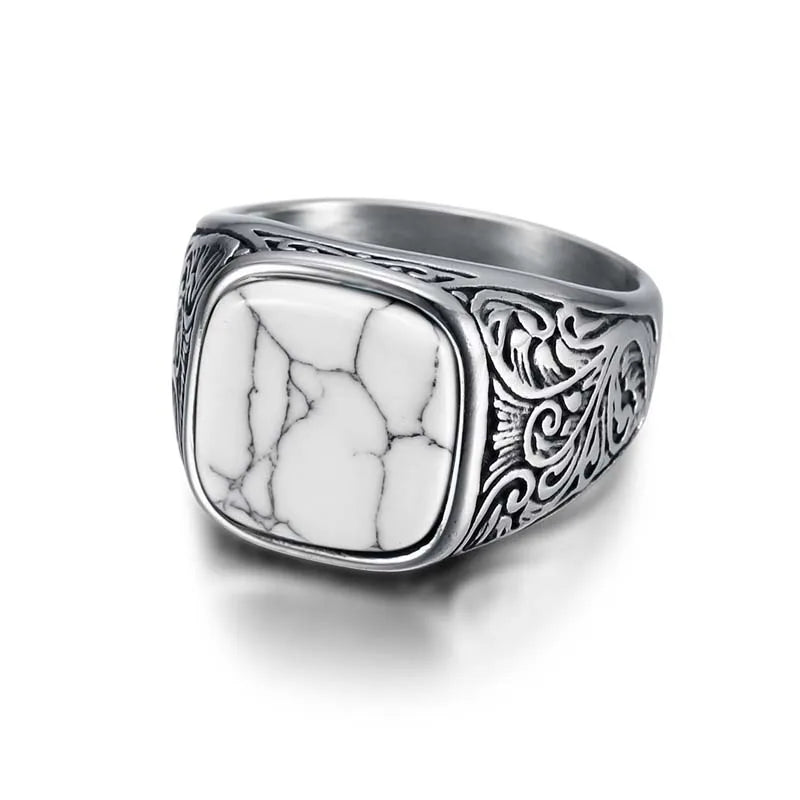 Smooth Signet Ring — Stainless Steel