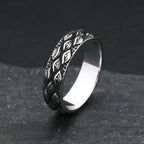 Evil Eye Steel Ring Vintage 316L Japanese Mythology