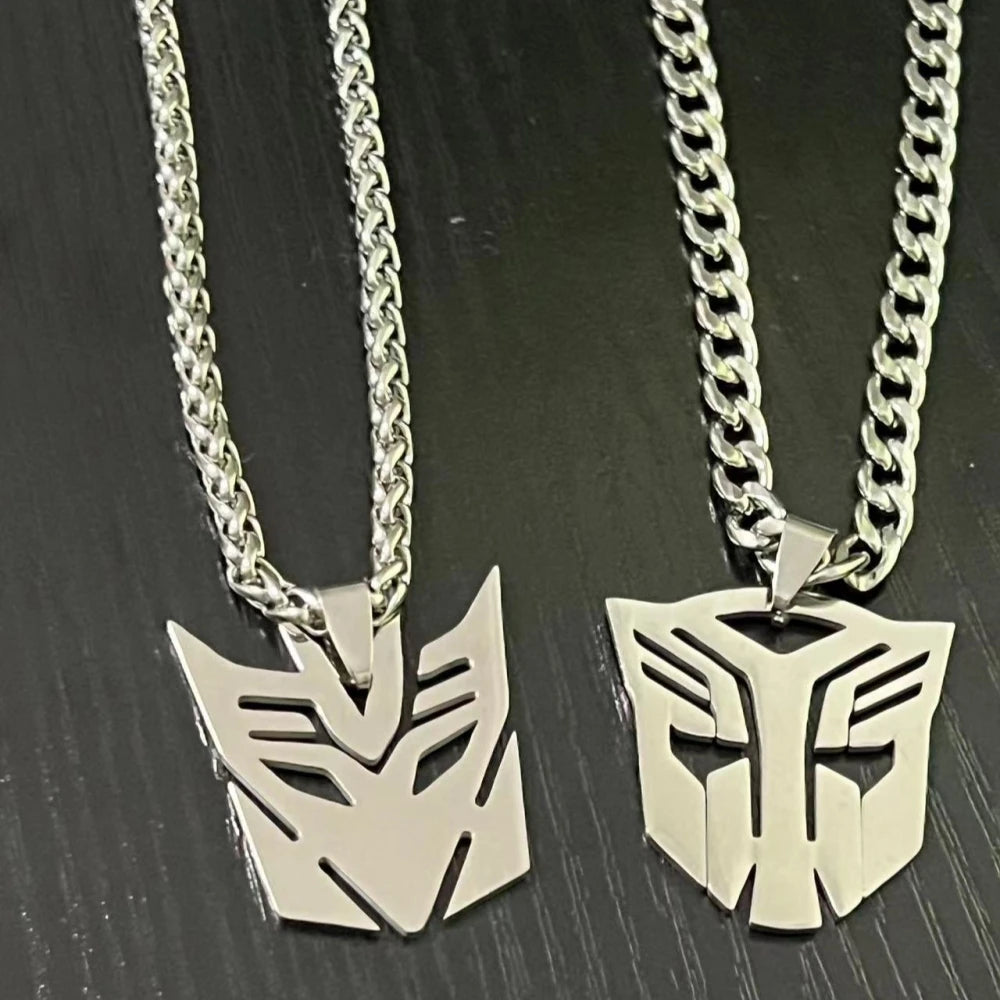 Steel Pendant Anime Movies Autobots Sign