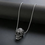Gothic Skull Pendant Necklace — Alloy