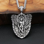 Angel Stainless Steel Pendant Necklace