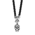 Skull Black Pendant Vintage Punk Rock 50CM Long