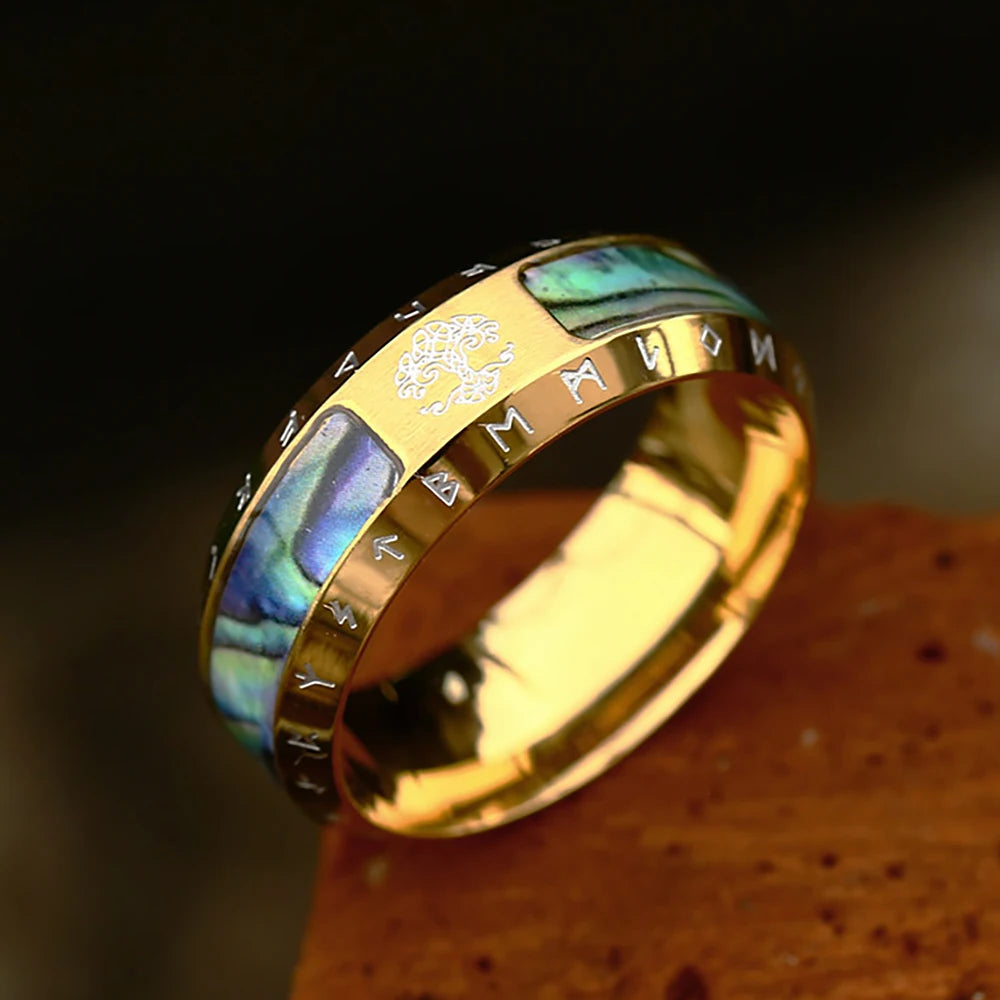 Fashion Punk Stainless Steel Fire Dragon Rings For Men Women Hip Hop Biker Vintage Vikings Animal Ring Amulet Jewelry