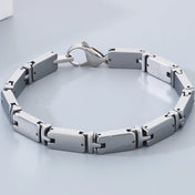 Minimal Bracelet Gold-Tone 7MM Heavy Stainless Steel Polished