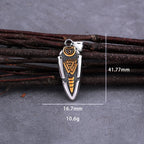 Gungnir Spear Valknut Norse Pendant Necklace — Stainless Steel
