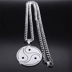 BDSM Symbol Pendant Necklace — Silver