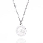 “Memento Mori-Amor Fati”Necklace Fashion Goth Punk Skeleton Stainless Steel Engraving Pendant Necklace Jewelry Christmas Gifts