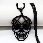 Goth Cool Skull Neck Pendant Stainless Steel Chain Necklace Hip Hop Rock Necklaces Jewelry acero inoxidable joyeria
