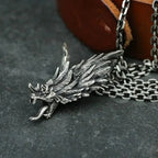 Mayan Mythology Quetzalcoatl Courquin Pendant Necklace Retro Fashion Necklace Handsome Trend Sweater Chain