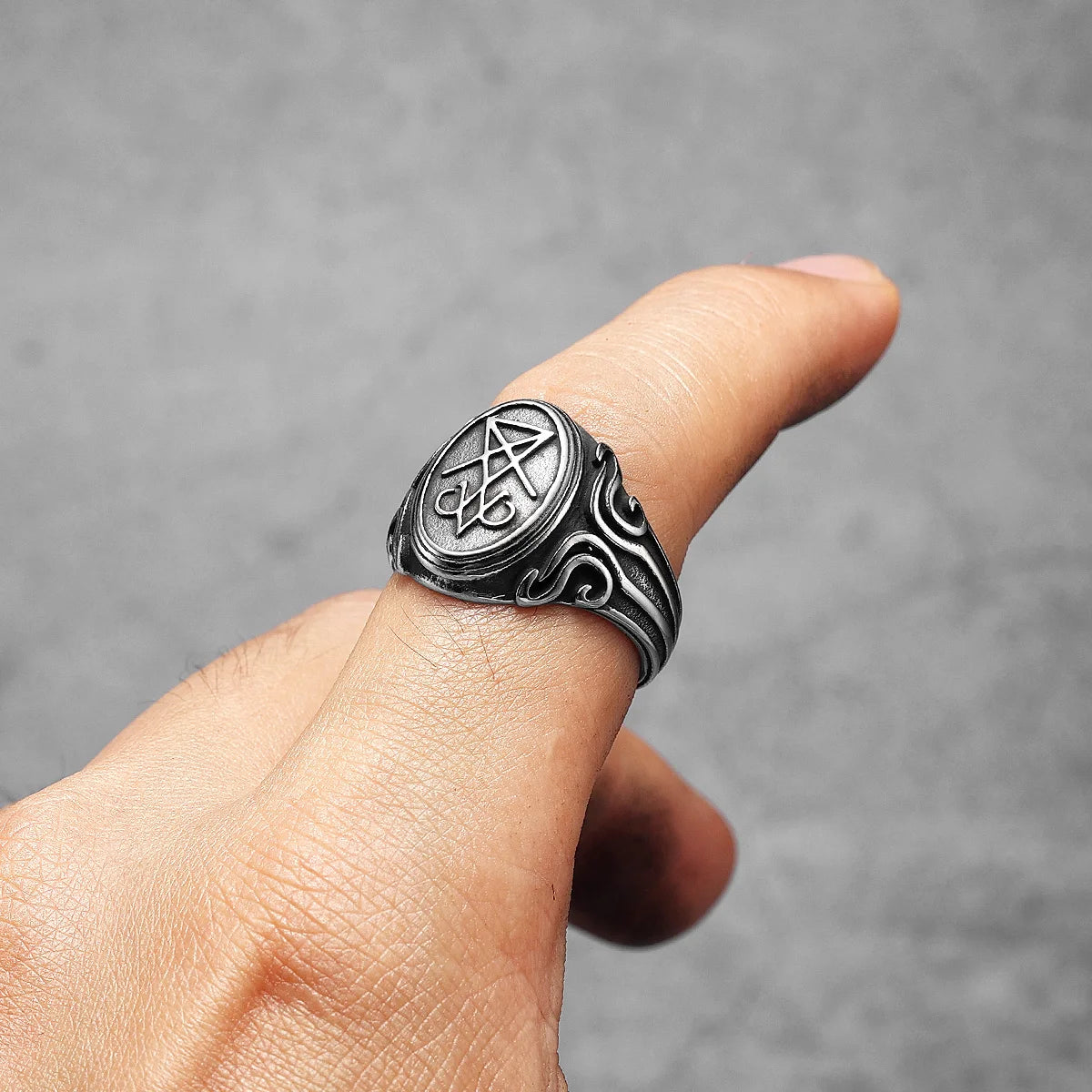 Lucifer Ring — Stainless Steel