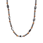 Natural Stone Tiger-eye Hematite Necklace for Men and Women Jewelry Gift