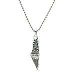 Palestine Map Pendant Necklace — Stainless Steel