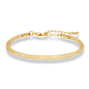 Luxury Minimalist Mesh Crystal Bracelet Men Women Charm Inlay Crystal Adjustable Bangle Stainless Steel Fashion Jewelry