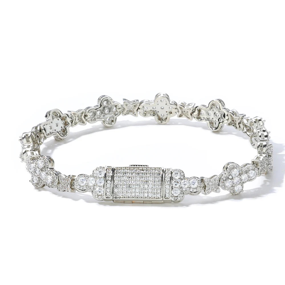 Cross Cuban Chain Necklace Iced Out 10MM CZ