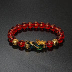 Color-Changing Natural Stone Pi Xiu Beaded Bracelet