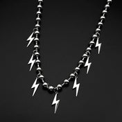 Multi Lightning Bolt Pendant — 316L Stainless Steel