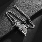 Moto Bell Steel Pendant Punk Motorcycle