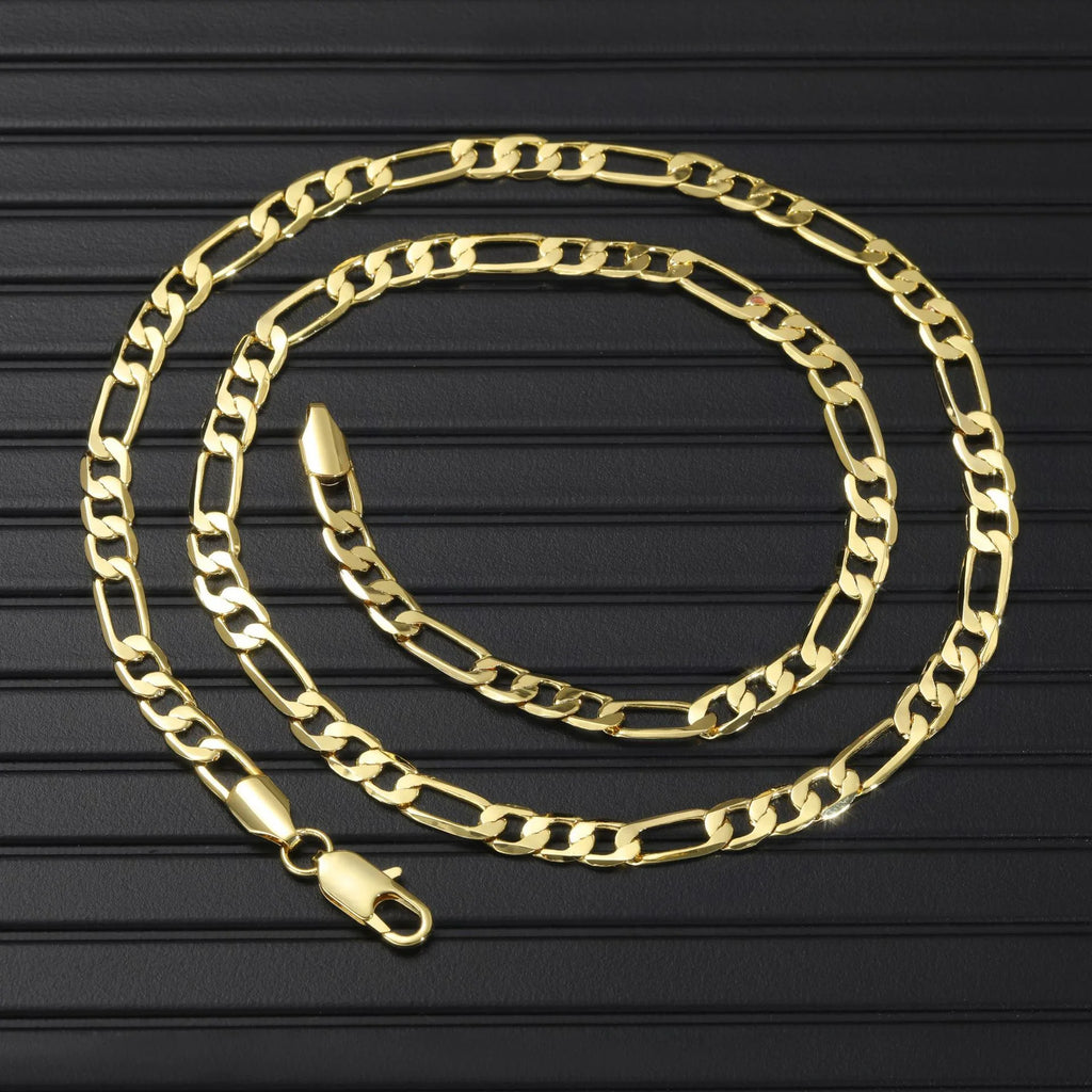 Luxurious 9999 genuine gold 24K men's hollowed out gold necklace, interlocked, personalized men's boutique gold necklace